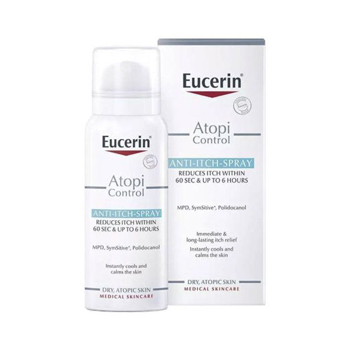 Pack de Natal Eucerin Spray Antiprurido 50ml e  Creme Fases Agudas 40ml